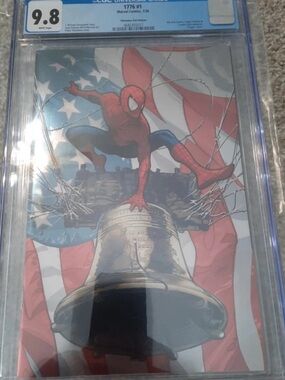 Marvel 1776 Spider-man Variant Cover, CGC Graded 9.8